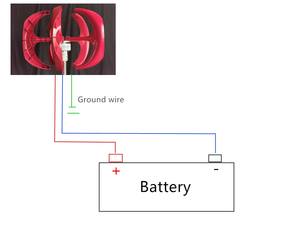 เครื่องกำเนิดไฟฟ้าพลังงานลมแบบแกนตั้ง NE-RV 100w รุ่น RV-100 - Product Image 2
