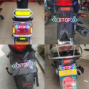 Luz <span class=keywords><strong>de</strong></span> Freno para Motocicleta, Luz Trasera LED RGB Impermeable, Intermitentes, Luz <span class=keywords><strong>de</strong></span> Matrícula, Luz <span class=keywords><strong>de</strong></span> Circulación Diurna, Luz Trasera <span class=keywords><strong>de</strong></span> Giro y Freno - Product Image 3