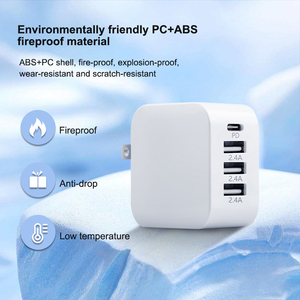 30W Multi puertos USB tipo c cargador rápido para <span class=keywords><strong>iphone</strong></span> 12 plegable enchufe <span class=keywords><strong>de</strong></span> teléfono móvil portátil cargador rápido - Product Image 4