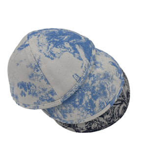 一浩伊定制缎子犹太斜纹圆顶木丝绸宗教男男孩犹太以色列定制基帕犹太人 - Product Image 6