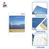 Service d'impression numérique de rapports annuels et mensuels, manuels de produits et brochures, avec reliure agrafée, sur papier de haute qualité