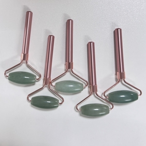 Vente en gros de pierre d'aventurine verte personnalisée outils de beauté cadeaux petit rouleau de jade pour les yeux - Product Image 1