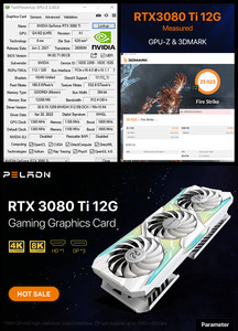 Precio al por Mayor, Tarjeta de Video Geforce 3070Ti 3070 de 8GB, RTX 3080Ti 3080 de 12GB DDR6X de 394 bits, Tarjeta Gráfica para Juegos con Triple Ventilador - Product Image 2
