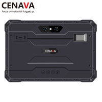 Tablette Android robuste CENAVA 8 pouces certifiée Atex et Mil-Std-810H 10000 mAh 7H avec lecteur d'empreintes digitales industriel
