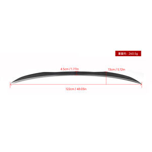 Spoiler Bagasi Belakang Serat Karbon Kering 100% Model <span class=keywords><strong>M</strong></span> untuk BMW Seri 4 G23 G83 Convertible 2021+ - Product Image 6
