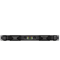 Amplificateur de puissance numérique Pro haute puissance 2x1800W 4Ohm Classe-D 1U 19 "AMP 2x1000 Watt à 8 Ohm 2 sorties