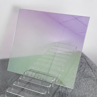 Vidrio Arquitectónico Ecológico, Vidrio Templado con Recubrimiento Iridiscente, Vidrio de Color para Ventanas y Puertas de Partición