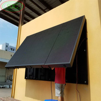 Panneau d'affichage de voiture double face Pantallas Écran publicitaire vidéo HD sans fil Taxi Top Led Display