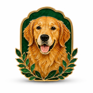 Imán de Refrigerador con Retrato de Mascota Personalizado en Esmalte Cloisonné, Regalo con Foto de Perro o Gato, Recuerdo Conmemorativo Hecho a Mano - Product Image 2