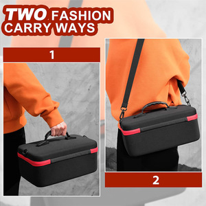 Botiquín de primeros auxilios portátil, bolsa de almacenamiento médica para acampar, viajar, uso de emergencia en el hogar, con compartimentos organizados y correa de transporte - Product Image 4