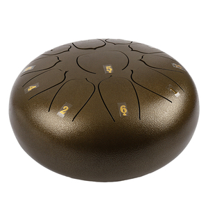 Bán buôn 10 inch tay trống 11 giai điệu lưỡi nhạc cụ bộ gõ Đồ chơi giáo dục cho trẻ em làm bằng thép - Product Image 3