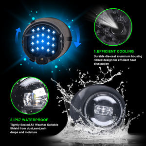 Accessoires de voiture <span class=keywords><strong>2022</strong></span> Brouillard/Feux de Conduite drl Pour Toyota 07-13 Tundra 08-11 Sequoia 2019 Avec Clignotants - Product Image 4