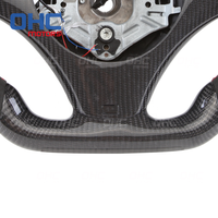 Volant LED M Performance pour BMW E90 E91 E92 E93 M3 avec trous de palettes 2005-2011 Volant en fibre de carbone