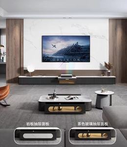 Écran de projection <span class=keywords><strong>TV</strong></span> laser intelligent Armoire intégrée pour la maison Mobilier de maison 1 pièce Meuble <span class=keywords><strong>TV</strong></span> Mobilier de salon moderne - Product Image 5