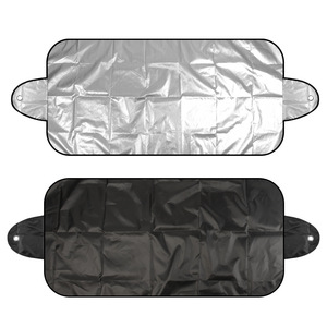 Car Snow <b>Cover</b> 200x70cm Silver Coated Polyester Windshield Protection Easy Installation For Winter Use - Product Image 5