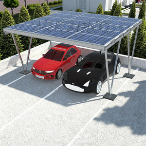 Nhà sử dụng hợp kim nhôm bảng điều khiển năng lượng mặt trời carport Kit PV bãi đậu xe tán với hệ thống gắn xe năng lượng mặt trời - Product Image 4