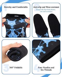 Personalizado a prueba de frío antideslizante calor <span class=keywords><strong>invierno</strong></span> 3mm natación buceo traje de <span class=keywords><strong>neopreno</strong></span> calcetines para hombres mujeres - Product Image 3