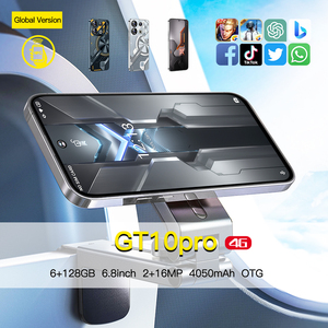 Téléphone portable 4G débloqué GT10 <span class=keywords><strong>Pro</strong></span>, écran HD 6,8 pouces, 6 Go de RAM, 128 Go de ROM, appareil photo 16 MP, NFC, bandes mondiales, mobile pour le marché mondial - Product Image 2