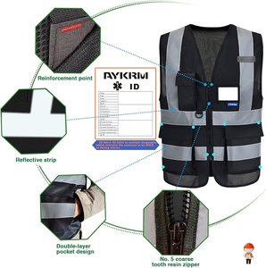 Chaleco de Seguridad Reflectante 3M Original - Alta Visibilidad, Certificado CE/ANSI, para Construcción y Trabajos Viales - Product Image 2