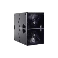 Subwoofer double 15 pouces Matrix T215Sub, aimant néodyme, impédance 8 ohms, puissance de sortie 1200-3600W, réponse en fréquence 35-200Hz