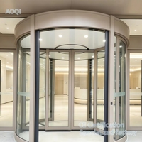 Pintu Putar Otomatis dari Aluminium Alloy Tahan Angin dan Hemat Energi untuk Bangunan dan Penggunaan Umum dari Supplier 3
