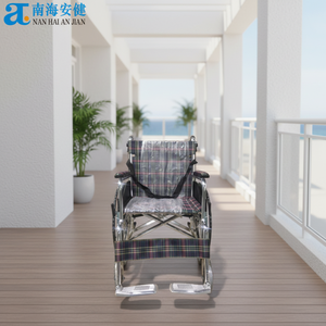 Silla de Ruedas Manual Ligera de Aluminio para Suplementos Sanitarios y <span class=keywords><strong>Fisioterapia</strong></span>, Silla de Ruedas Asistida - Product Image 6
