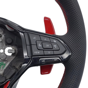 พวงมาลัยพร้อมแป้นพายสำหรับโฟล์คสวาเกน VW MK8กอล์ฟ GTI TSI GTE 8R - Product Image 5