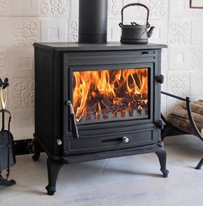 <span class=keywords><strong>Chimenea</strong></span> de hierro fundido de estilo <span class=keywords><strong>rural</strong></span> moderno para una calefacción eficiente - Product Image 5
