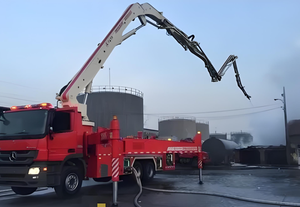 Nouveau <span class=keywords><strong>Camion</strong></span> de <span class=keywords><strong>Pompier</strong></span> à Pompe Haute Efficacité SYM5400JXFJP48 avec Moteur Diesel, Roues Motrices 6x4 et <span class=keywords><strong>Jet</strong></span> Élevé de 48 Mètres - Product Image 6