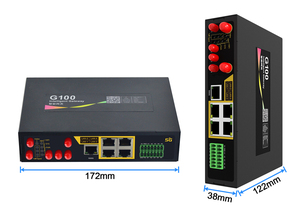 G100 4G/5G IoT I/O 무선 지능형 산업용 게이트웨이 5*RS485 1*RS232 스마트 그리드 산업용 라우터 SIM 카드 슬롯 포함 - Product Image 4