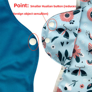 Serviettes Hygiéniques Lavables Grande Taille, Capacité d'Absorption de 100 ml, Douces en Coton, Protège-Slips en Tissu Réutilisables - Product Image 2