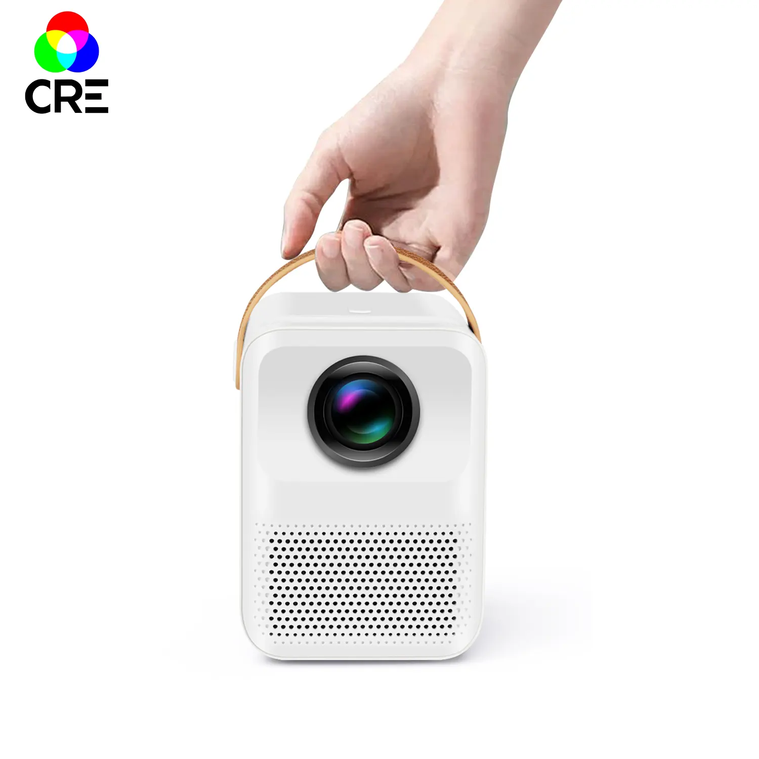 CRE CR35 Mini Android WIFI nativo HD 4K 3D LED LCD proiettore per telefono cellulare Video portatile esterno con batteria