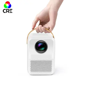 CRE CR35 Mini Android WIFI Native HD 4K 3D LED LCD Outdoor Portable Video Mobile Phone Projector with Battery
