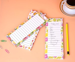 Bloc de Notas Magnético con Impresión Clara Personalizada Directo de Fábrica, Papel Liso, Remoción Segura, Respaldo Magnético para Planificación en la Cocina - Product Image 1