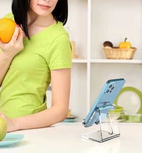 Xách tay rõ ràng Acrylic điện thoại đứng bàn-compatable iPad Điện thoại thông minh hiển thị chủ - Product Image 5