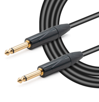Hochwertiges Mono-Klinkenstecker-auf-Mono-Klinkenstecker-Kabel mit geringem Rauschen für Instrumente und Gitarren