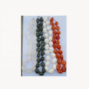 Pendentif en pierre précieuse naturelle, pierres précieuses irrégulières, mélange d'agate et cristal, pour la fabrication de colliers, Collection - Product Image 1