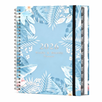 Carnet d'indexation A5 en PU à couverture rigide avec motif floral, logo personnalisé en relief, papier épais, pour usage professionnel et d'entreprise