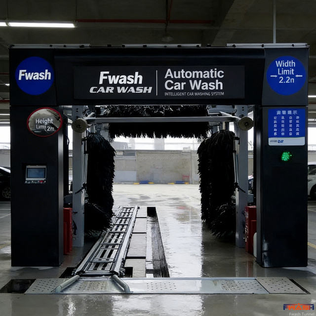 360-degree Robotic Automatic Car Wash Machine 380V Automatic Foam Car Wash System High-quality Tunnel-type Car Wash Machine
