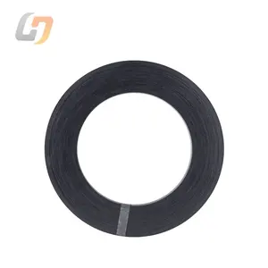 China Manufacturer supplier steel packing belt 32mm black color painted steel band steel strapping for packing