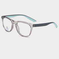 Montures optiques rondes durables en TR90, unisexes, pour lunettes de vue, avec filtre anti-lumière bleue, pour ordinateur.