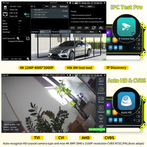 เครื่องทดสอบกล้องวงจรปิด Rsrteng E67 ขนาด 5.5 นิ้ว รองรับ 4K IP พร้อมฟังก์ชั่นทดสอบสายเคเบิล สายโคแอกเชียล HD TVI CVI AHD POE WiFi และเครื่องมือตรวจสอบสายเคเบิล - Product Image 3