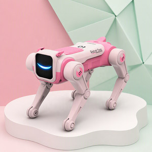 <span class=keywords><strong>Perro</strong></span> Robot de Acrobacias de Ciencia Ficción Espacial Rosa, Acciones Programables y Personalizables, Robot Mascota Eléctrico con Control Remoto para Niños - Product Image 1