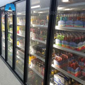 ARKREF Display Walk in Cooler e Freezer com 20 portas de vidro e prateleiras deslizantes por gravidade - Product Image 3