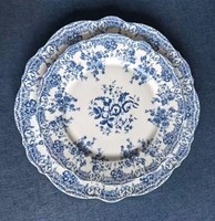 Service de vaisselle de luxe en porcelaine fine, assiettes de présentation à motif floral, plats de dîner pour mariages et restaurants