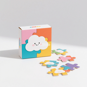 <span class=keywords><strong>Puzzle</strong></span> per bambini con motivo a nuvola di carta con <span class=keywords><strong>Puzzle</strong></span> a <span class=keywords><strong>100</strong></span> di livello semplice - Product Image 2