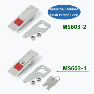 Kete ms603 Tủ chuyển đổi phẳng khóa đẩy Bead nút Bounce khóa <span class=keywords><strong>push</strong></span>-nút điện tủ khóa - Product Image 2