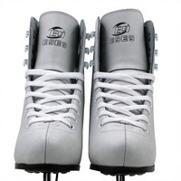 Patins à glace professionnels classiques Yijiu en cuir pour enfants, pour sports de plein air, avec logo et couleur personnalisés