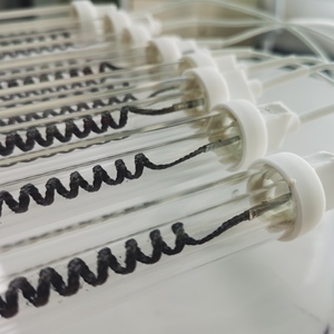 1000W 500mm 235V fibra de carbono de cuarzo emite lámpara de calor infrarroja radiante lejana infrarroja de onda media - Product Image 1