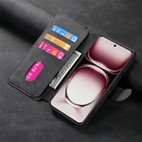 Étui portefeuille magnétique détachable avec emplacements pour cartes et protection à 360° °   Étui à rabat en cuir PU pour OPPO Reno15F Reno15 Pro Find X9